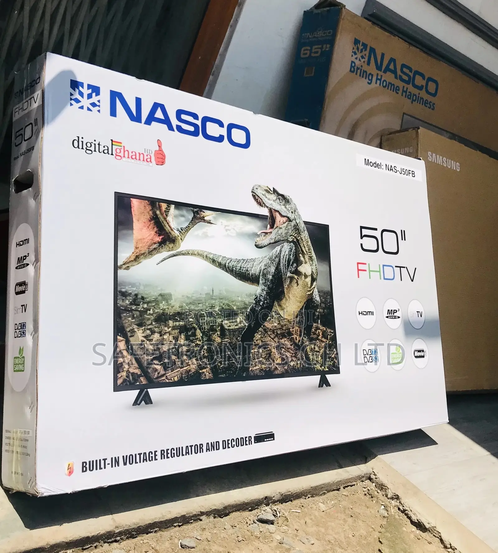 Digital Satellite 50 Inches LED LED Nasco Electric Tv