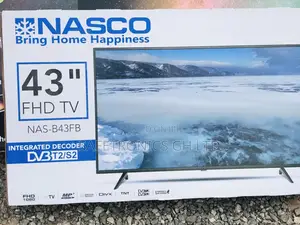 43 Inches Electric Black LED Nasco Digital Satellite Tv