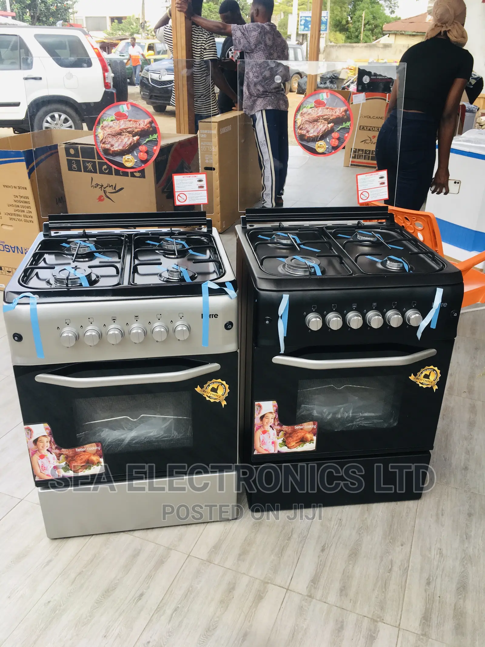 Ferre 4 Burner Gas Cooker 60x60 Grill