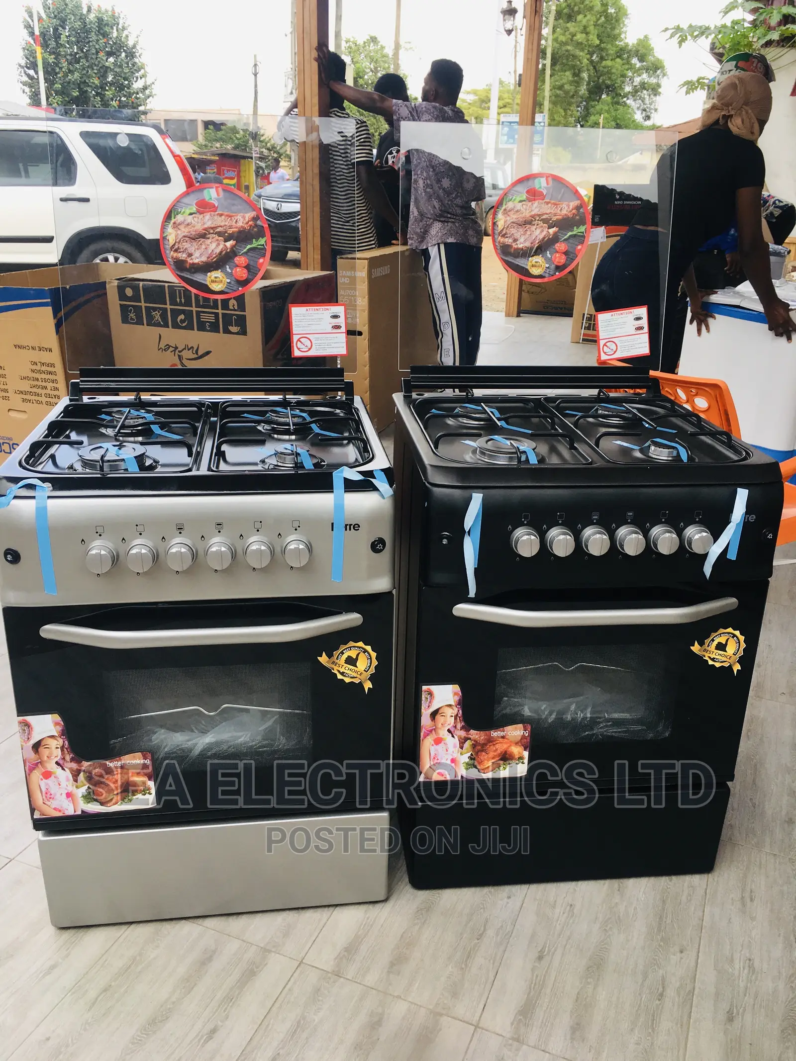 Supreme Ferre 60x60 Auto Ignition Oven Grill