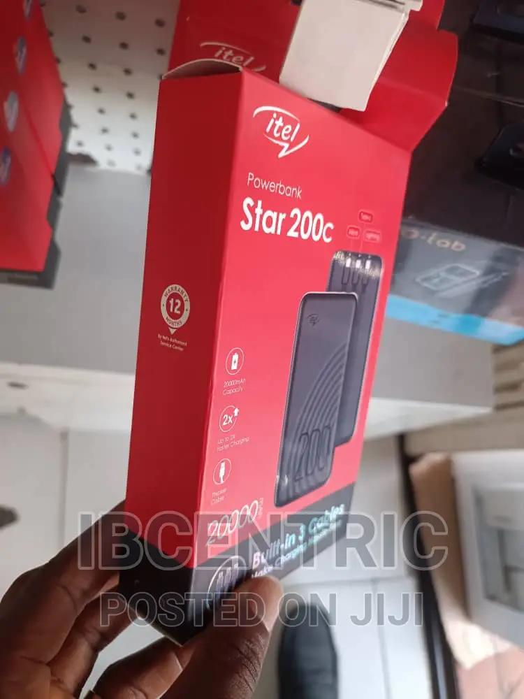 Itel Star 200c 20,000mah Power Bank