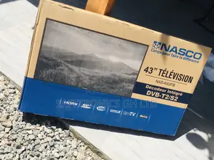 43 Inches Glossy Digital Black Electric Nasco LED Tv 