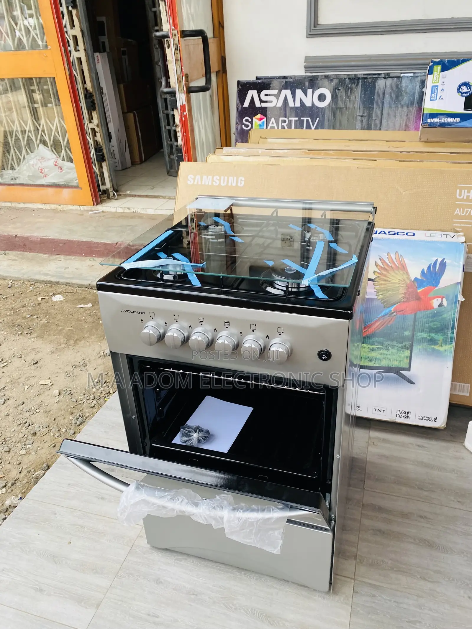 Shop Original Volcano 50x50 4 Gas Burner + Oven(Gray) 