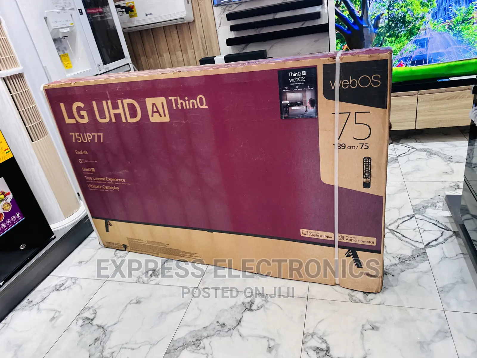 Adaptive Sound LG UHD Smart 75”Up7760 Tv 