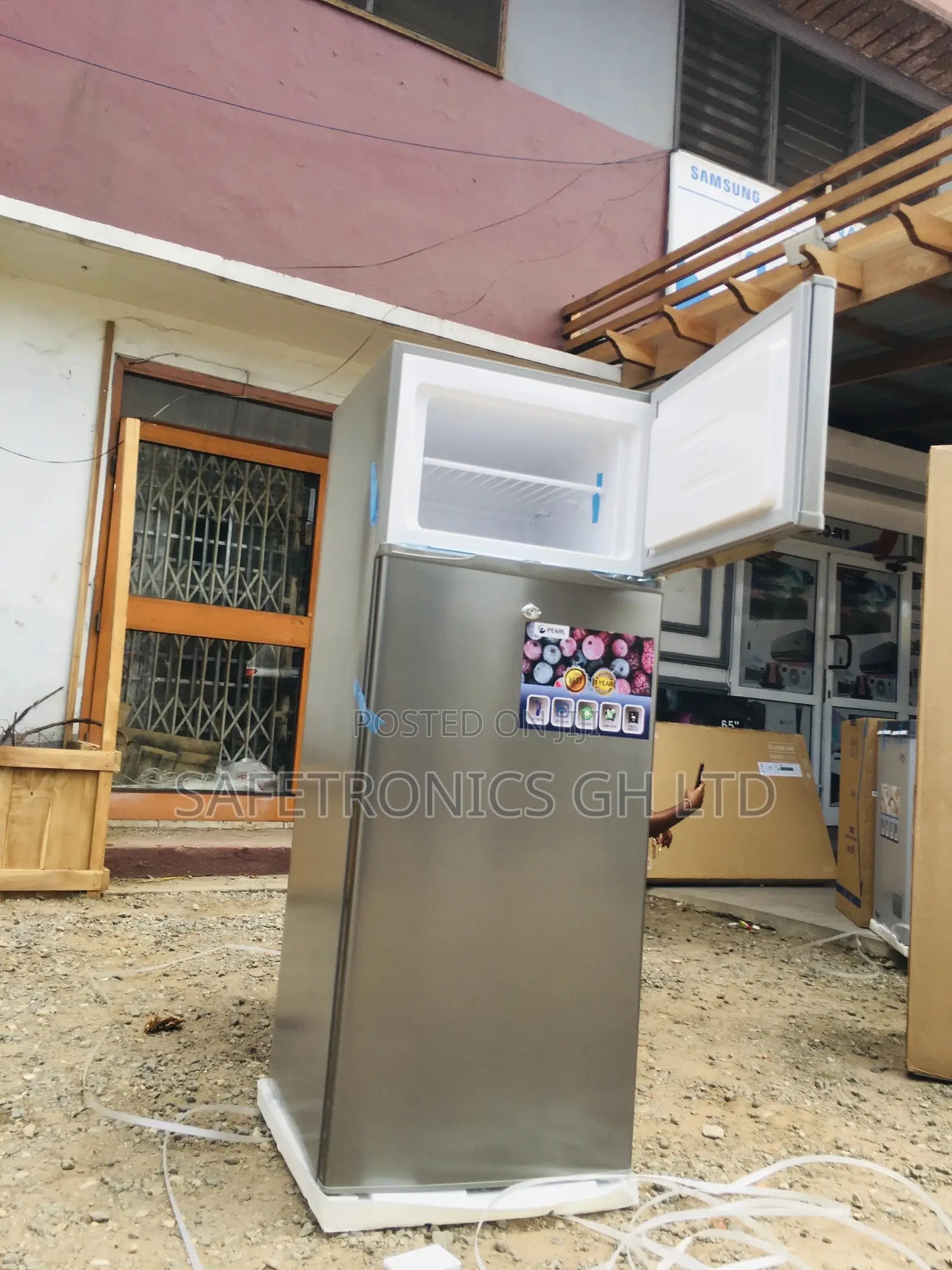 Pearl Pf-250 205 Doubledoor Electric Topfreezer Fridge