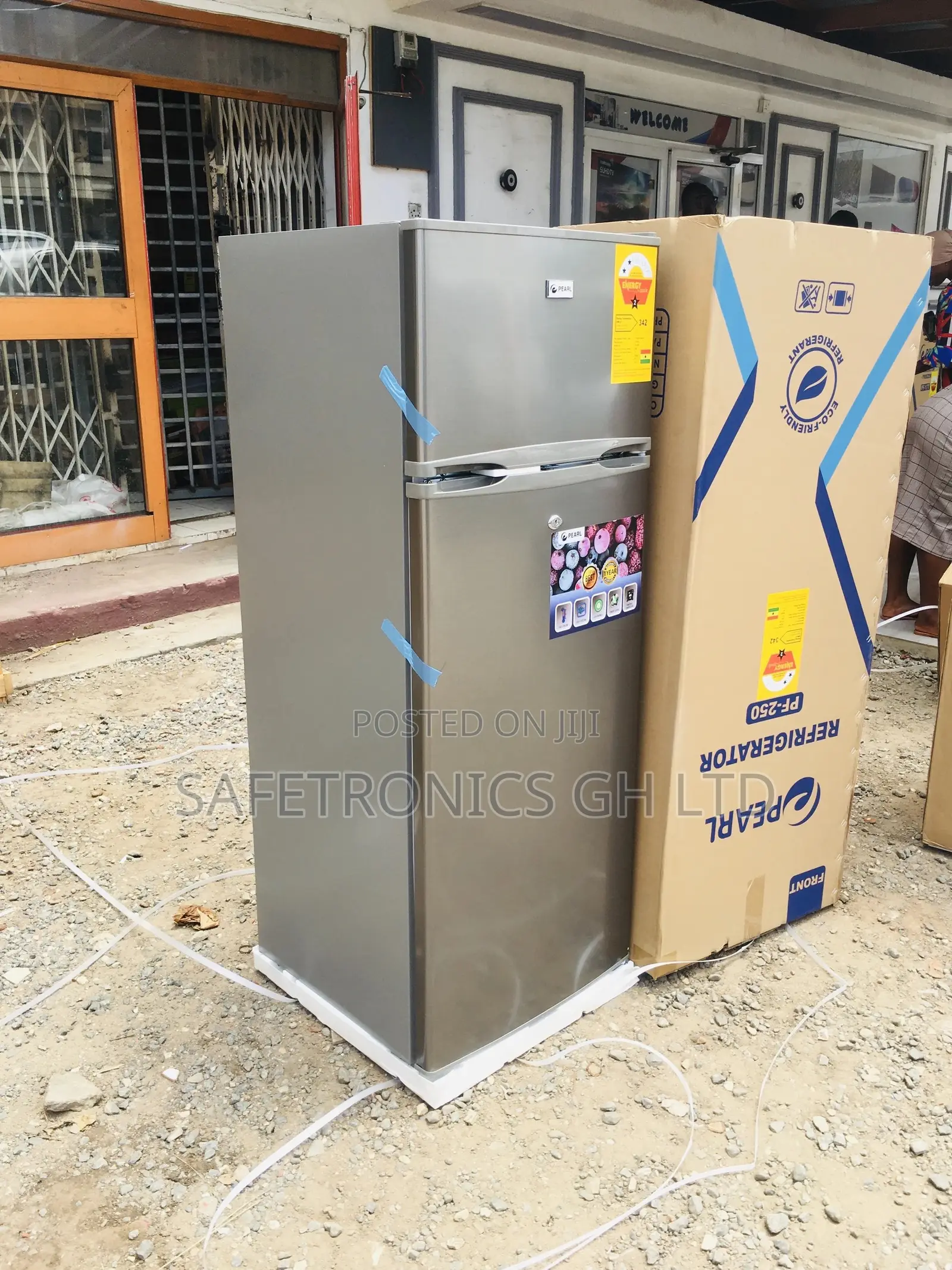New Electric Topfreezer Doubledoor Pearl PF-250 205 Liters