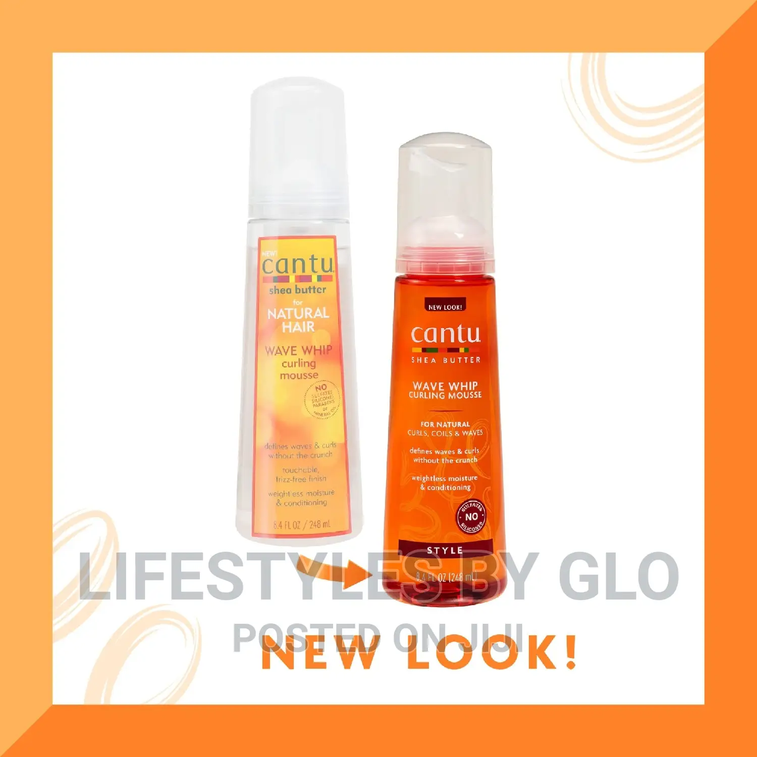 Cantu Wave Whip Curling Mousse Shea Butter for Natural Hair