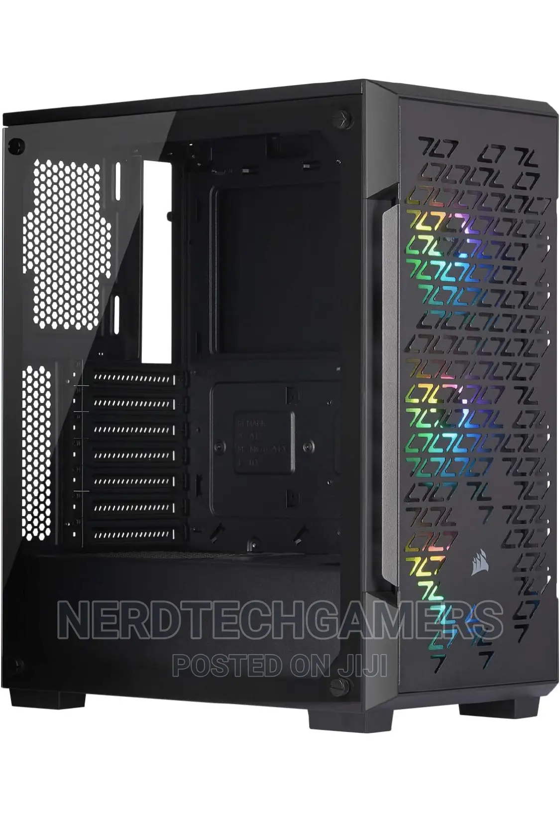 Corsair Icue 220T RGB AIRFLOW Tempered Glass Mid-Towe - Blac