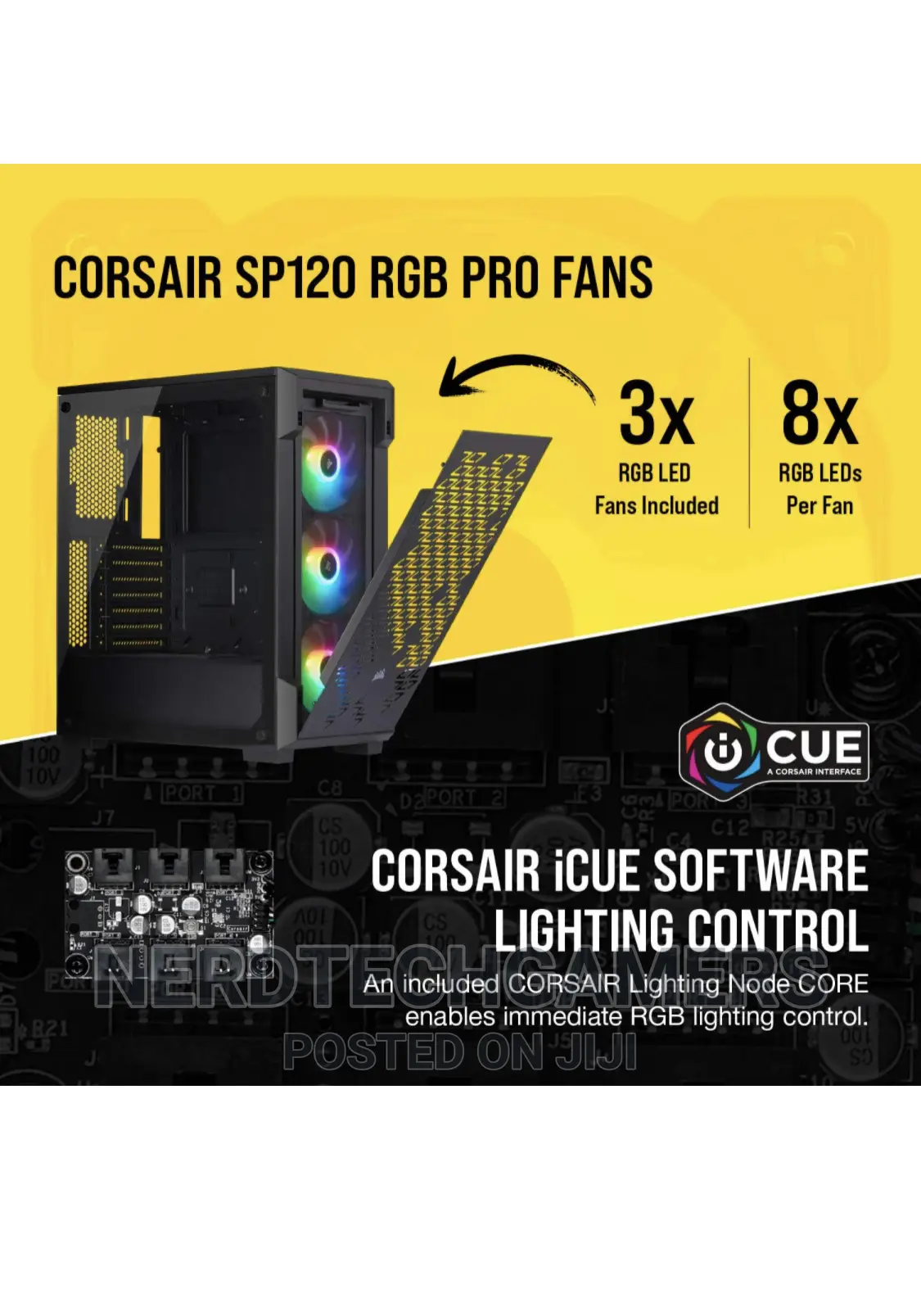 Corsair Icue 220T RGB AIRFLOW Tempered Glass Mid-Towe - Blac