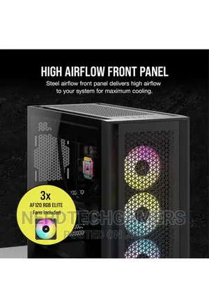 Corsair Icue 4000x RGB Airflow Mid-Tower - Black