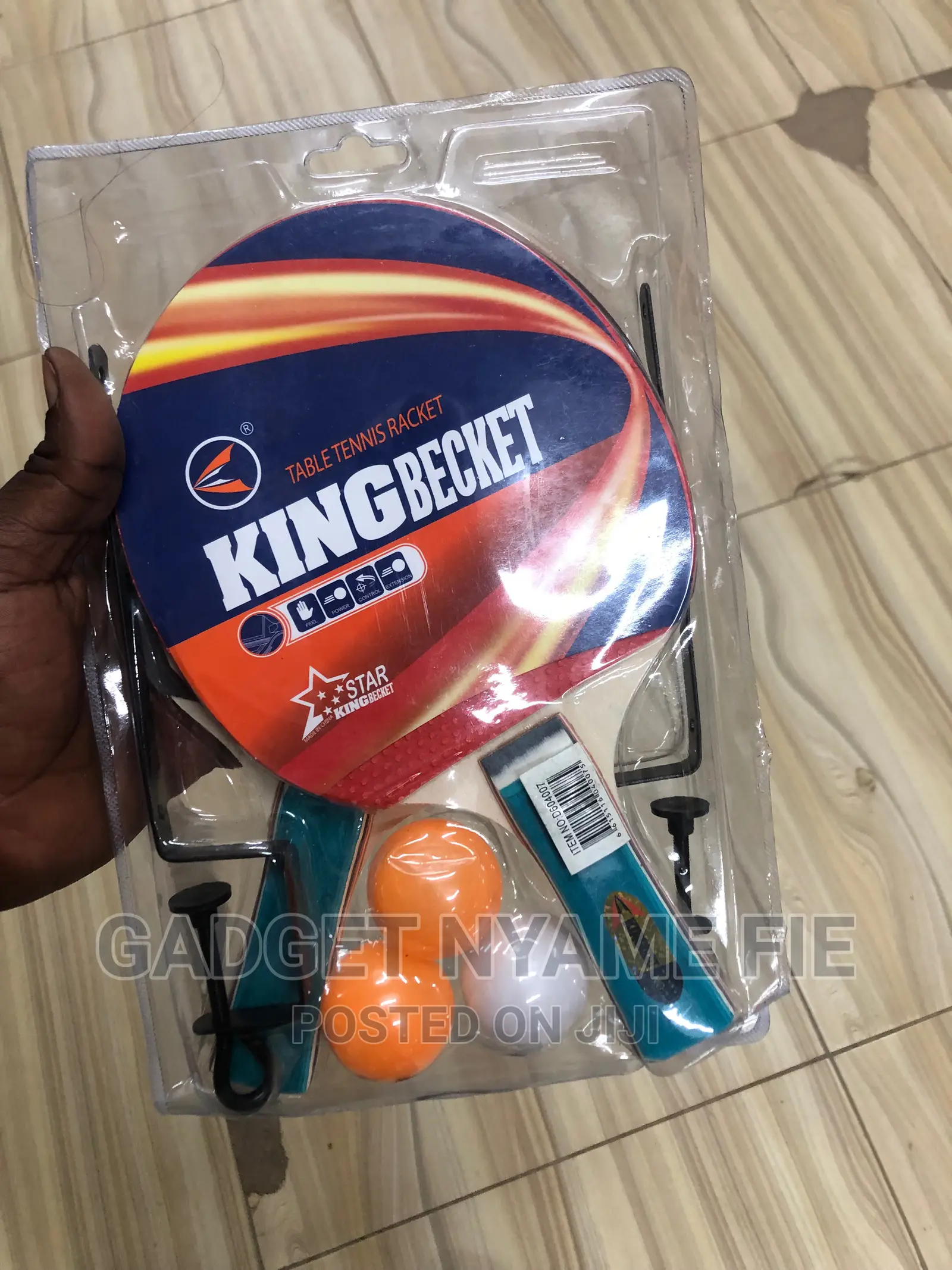 Table Tennis Set (2 Bats,3 Balls,2 Hooks 1 Net)
