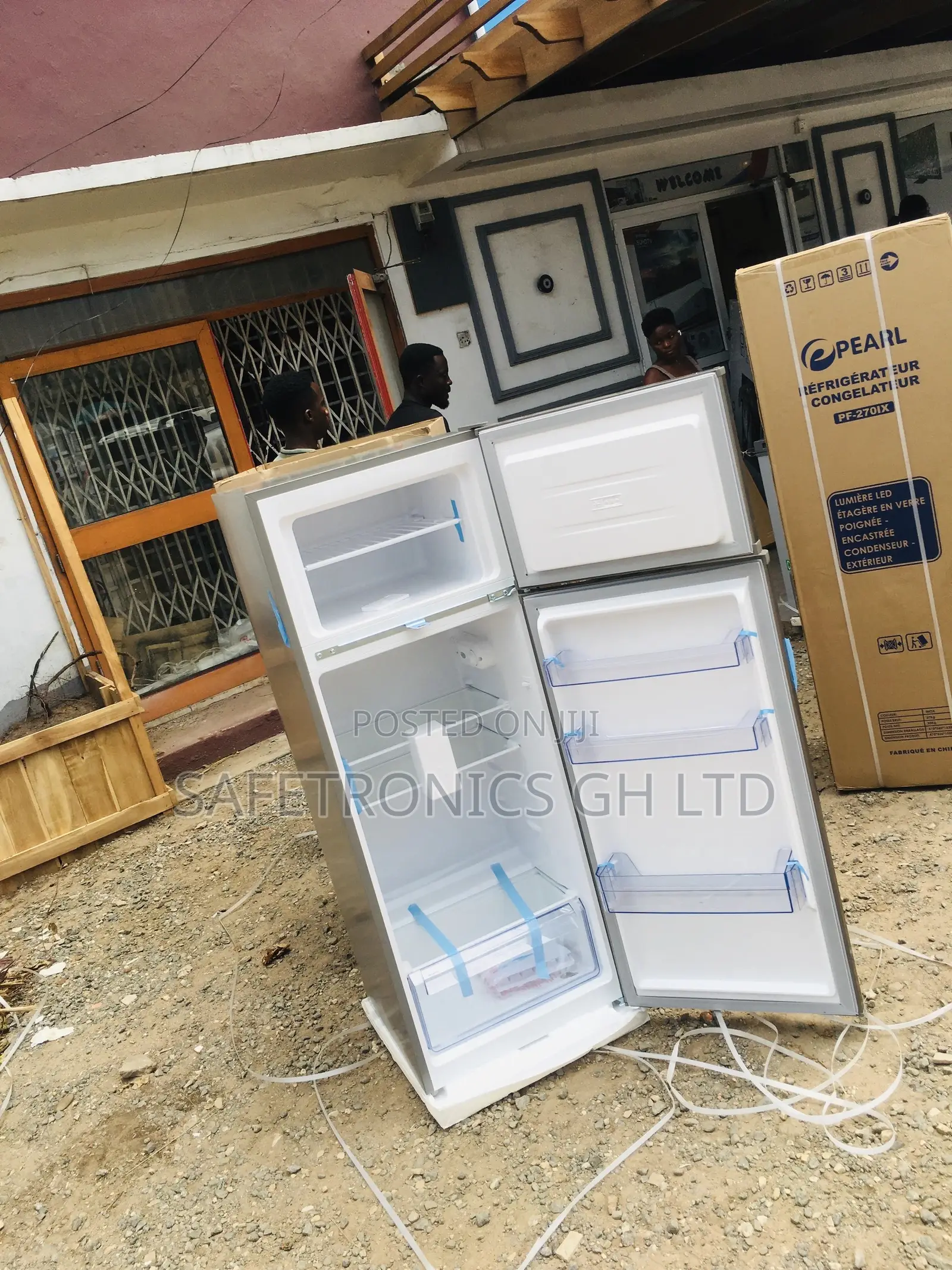 205 Liters Doubledoor Pearl Topfreezer Pf-250 Fridge 