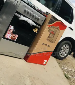 Sliver 4 Gas Burner Oven With Grill 50x50 Volcano Cooker