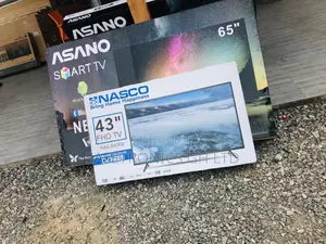 43 Inches Glossy LED Nasco Digital Satellite Black Tv