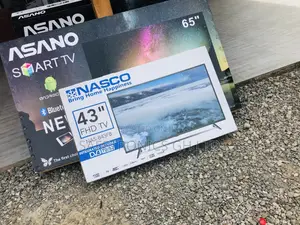 Digital Black Nasco 43 Inches Glossy LED Electric Tv 