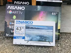Nasco Glossy Electric 43 Inches LED Black Digital Tv 