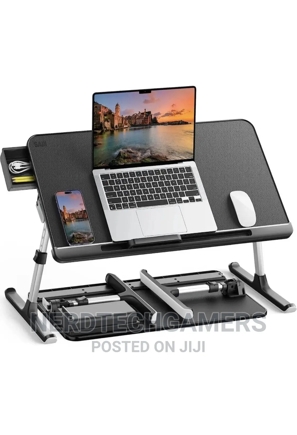 SAIJI Laptop Bed Tray Table, Laptop Computer Lap Desk For Be