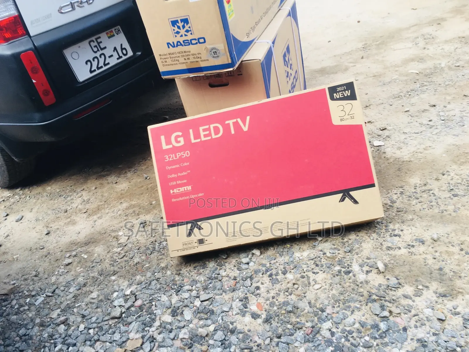 LP50 Glossy Lg 32 Inches Electric Black Tv