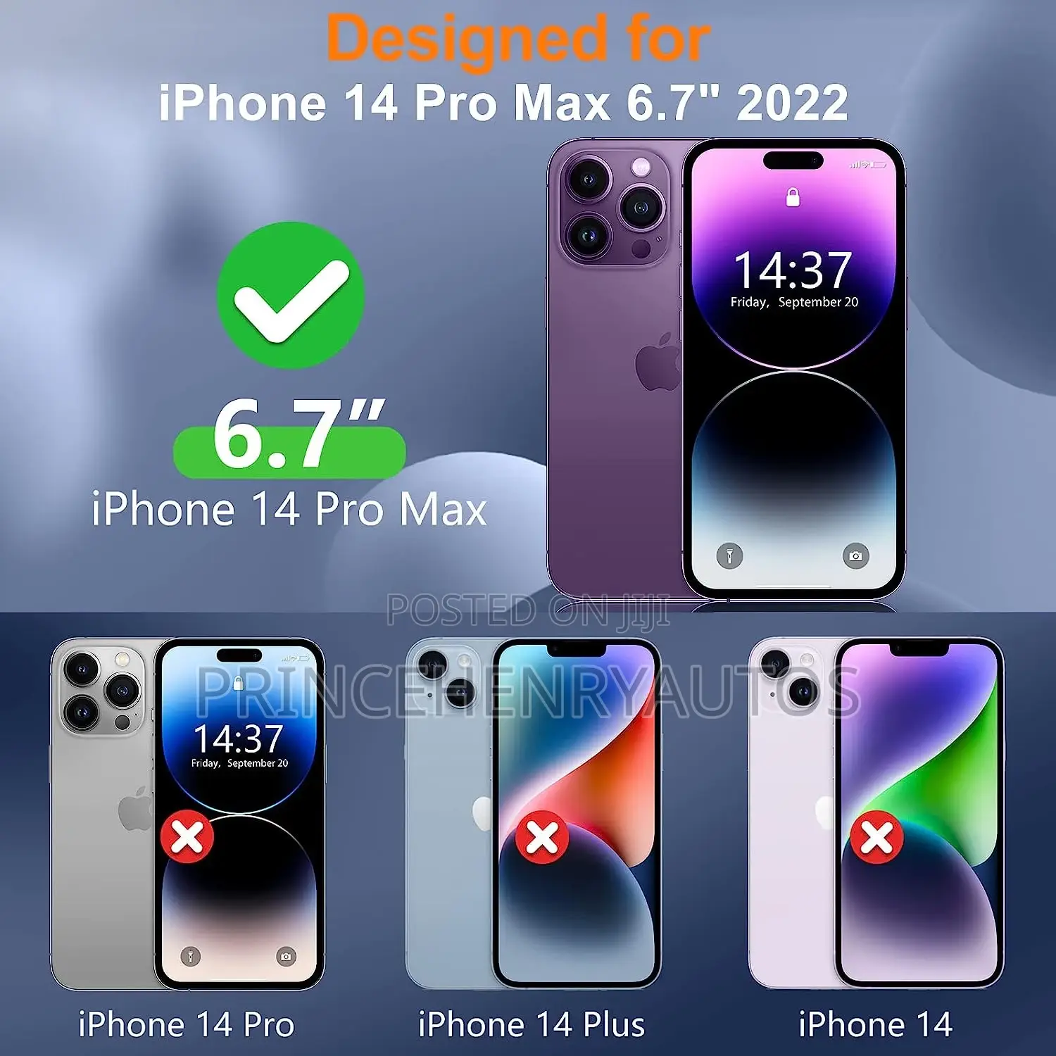SPIDERCASE Military Grade 7in1 for iPhone 14 Pro Max Case,