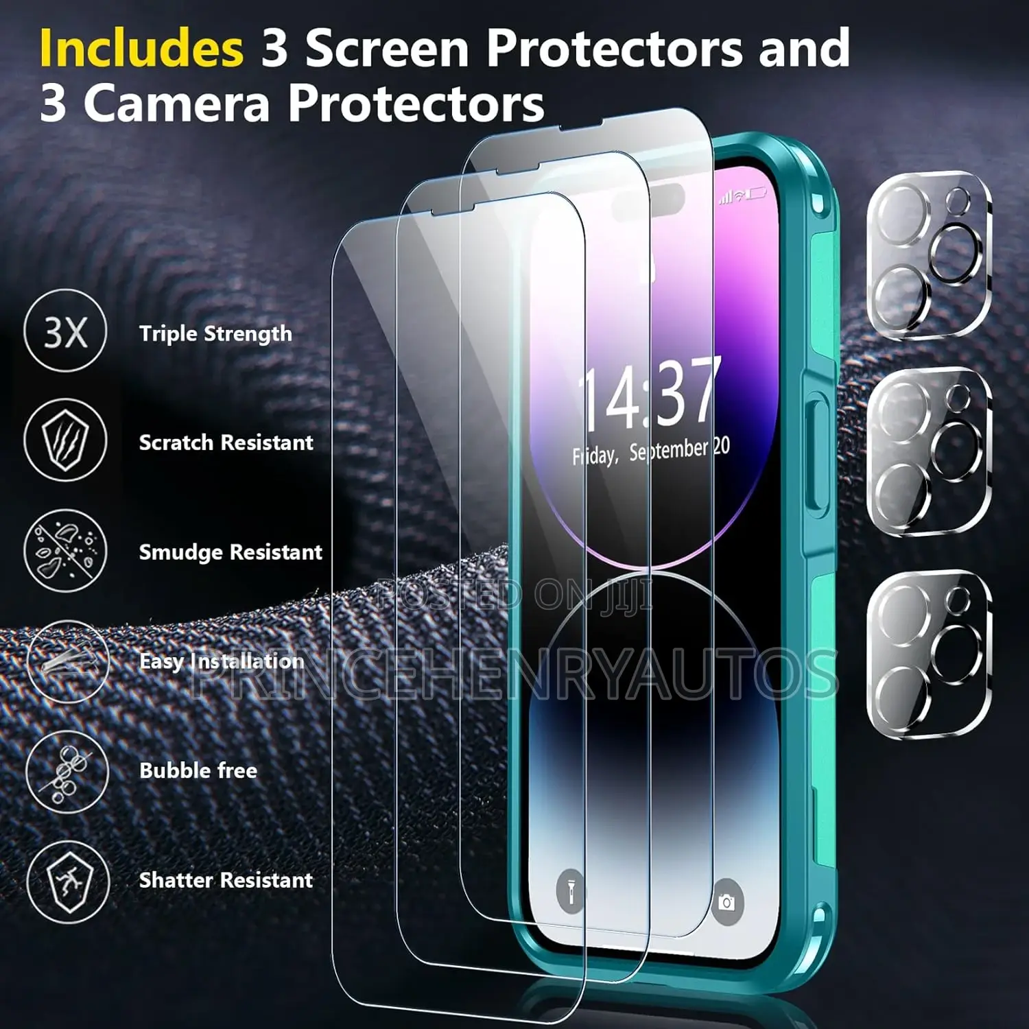 SPIDERCASE Military Grade 7in1 for iPhone 14 Pro Max Case,
