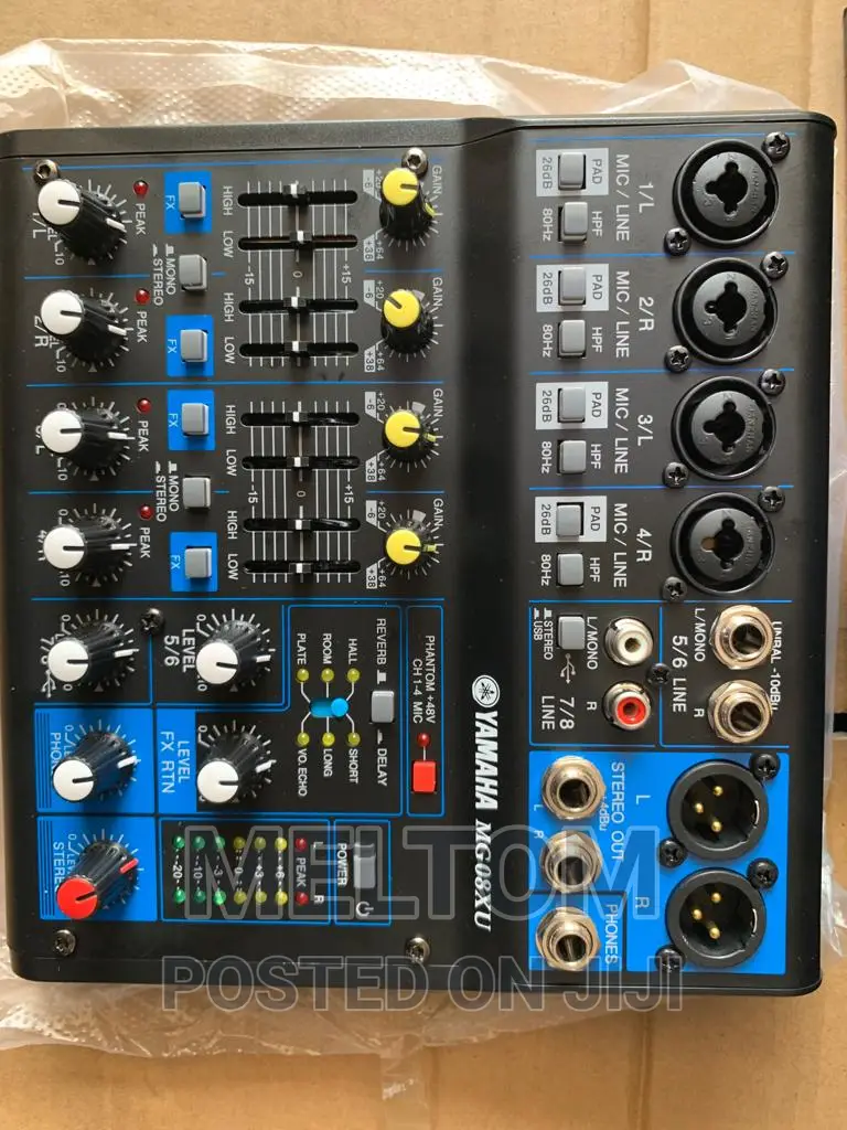 Yamaha Mg08xu 8channels Professional Mixer