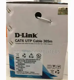 D-Link Cat6 Utp Indoor Cable 305m