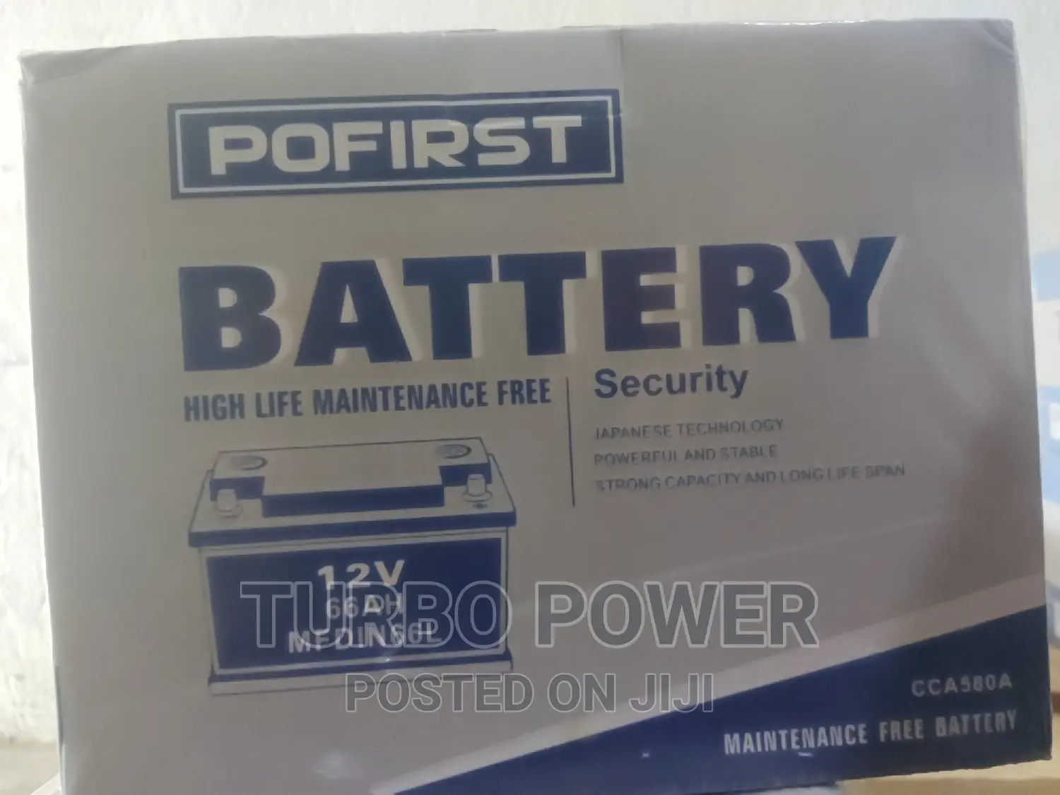 Pofirst 12v66ah 13 Plates Battery