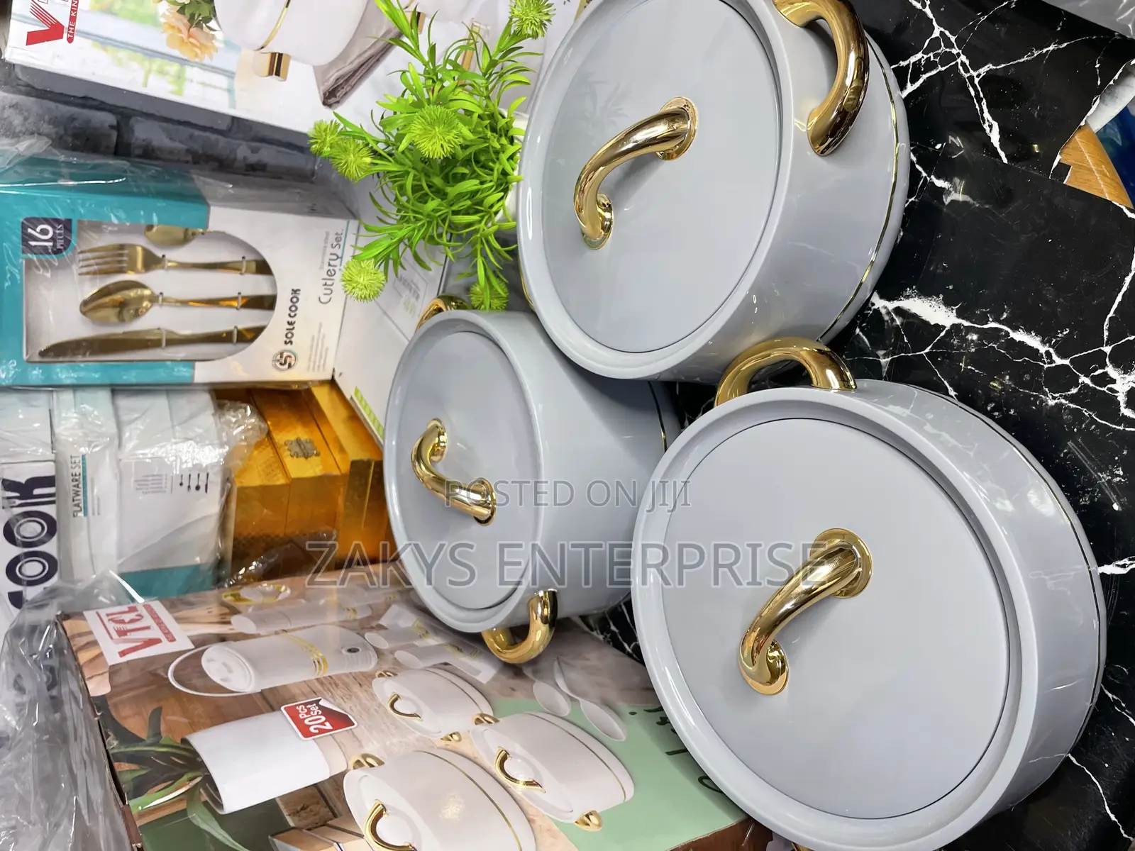 Stylish Insulated Food Warmer 3set