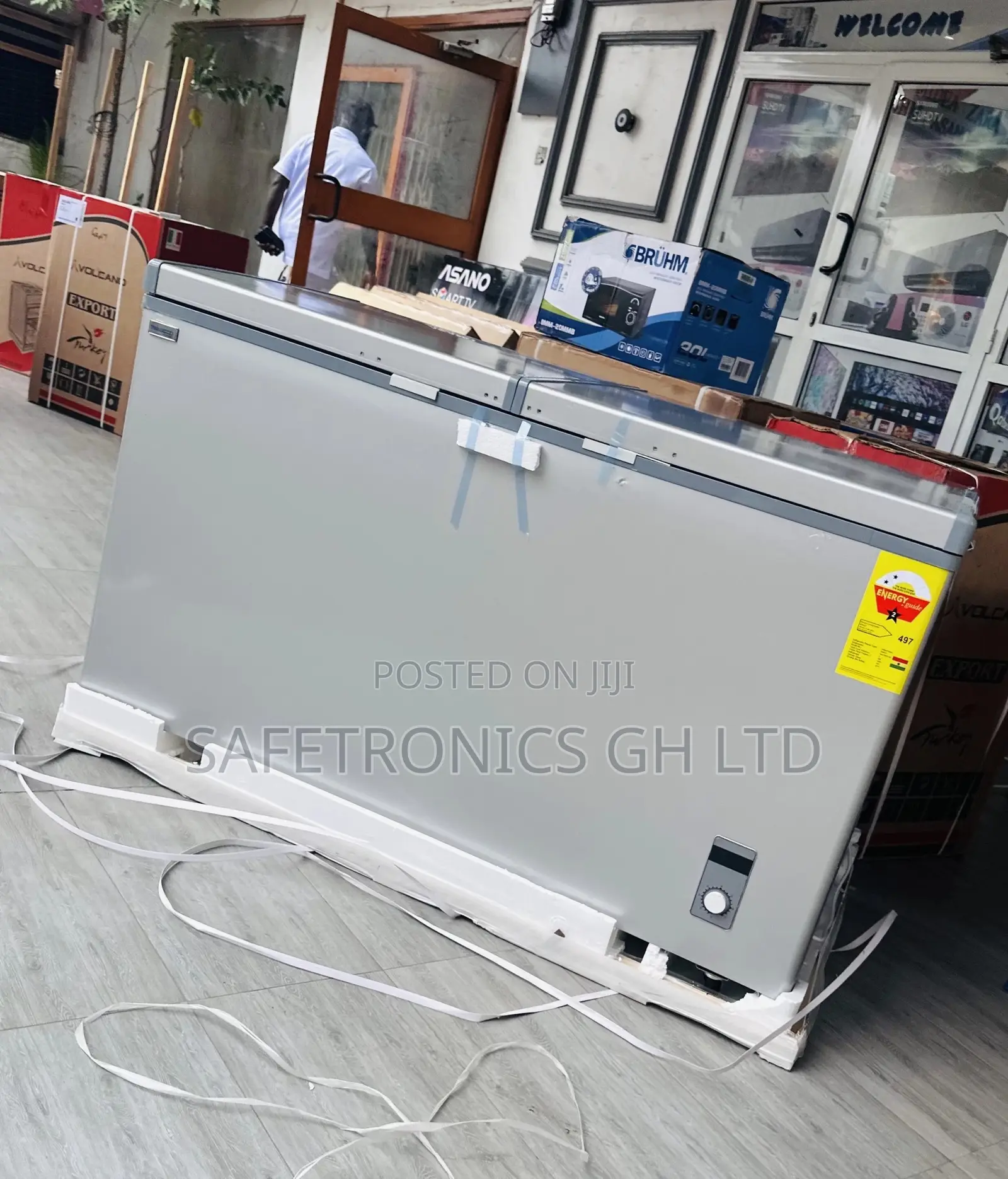 Nas-500fl-Dd Doubledoor Electric Chestfreezer 425 Liters 