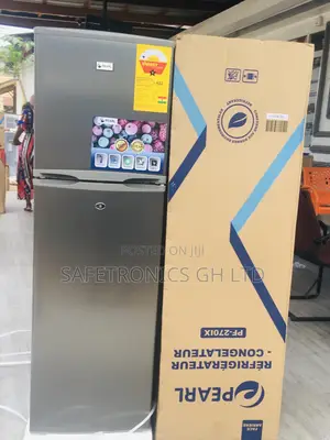 Topfreezer Doubledoor Pearl Pf-270ix Fridge 166 Liters