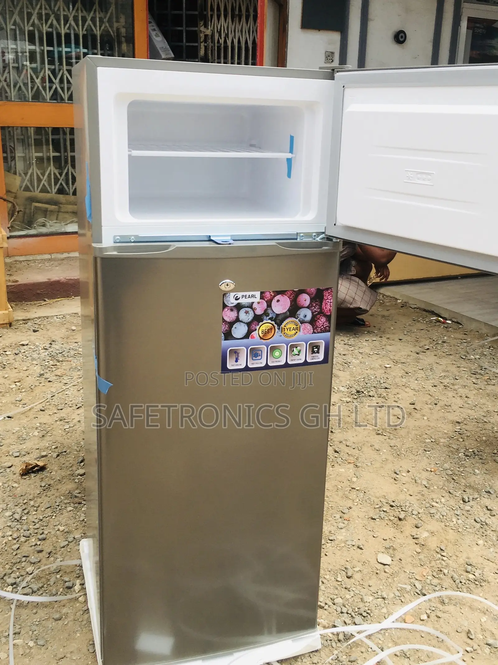 Pearl Topfreezer Pf-250 Doubledoor 205 Liters Fridge 
