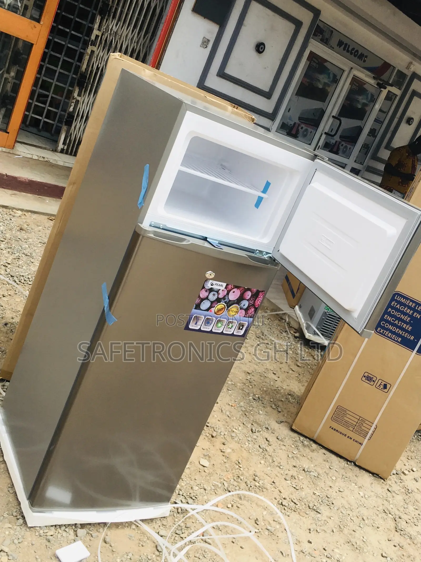 Great Topfreezer Doubledoor Pearl 205 Liters Pf-250 Fridge