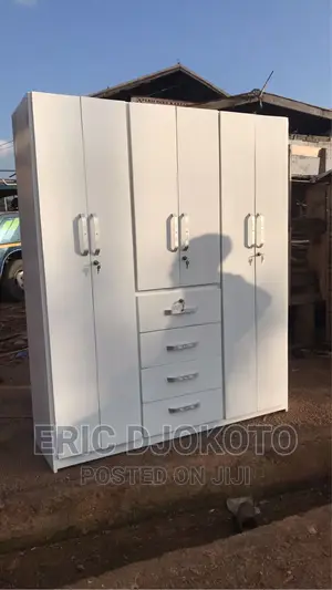 Sprayed Wardrobe 3in1 With 4 Drawers