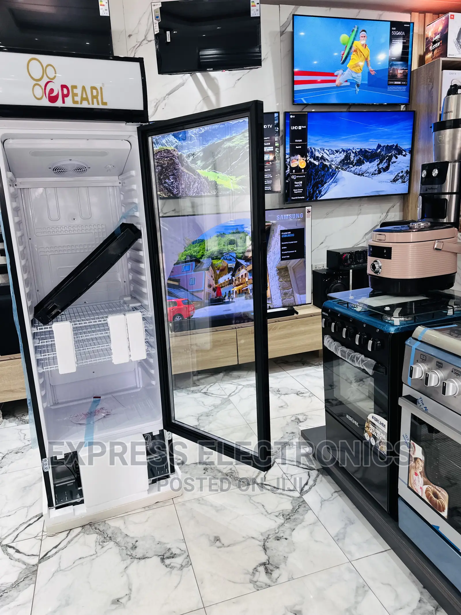 Very Lovely PVC 424-2b. Display Fridge Pearl Single Door