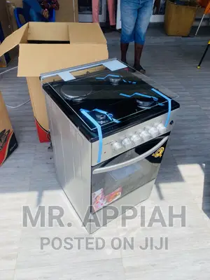 Brand New Volcano 50x50 3 Gas + 1 Electric Cooker(Gray).