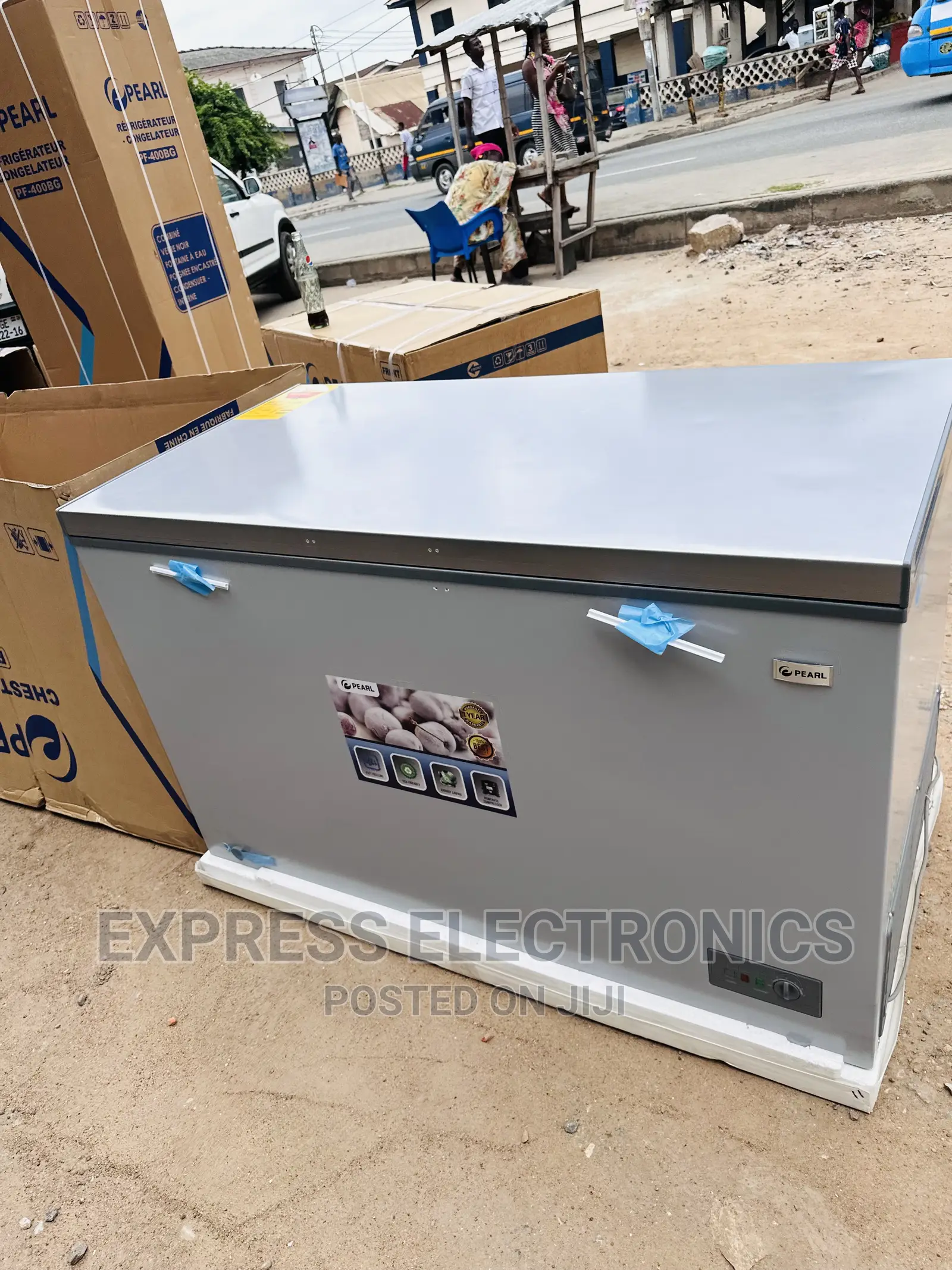 Super Chill Chest Freezer PCF-460(380)Ltrs Pearl