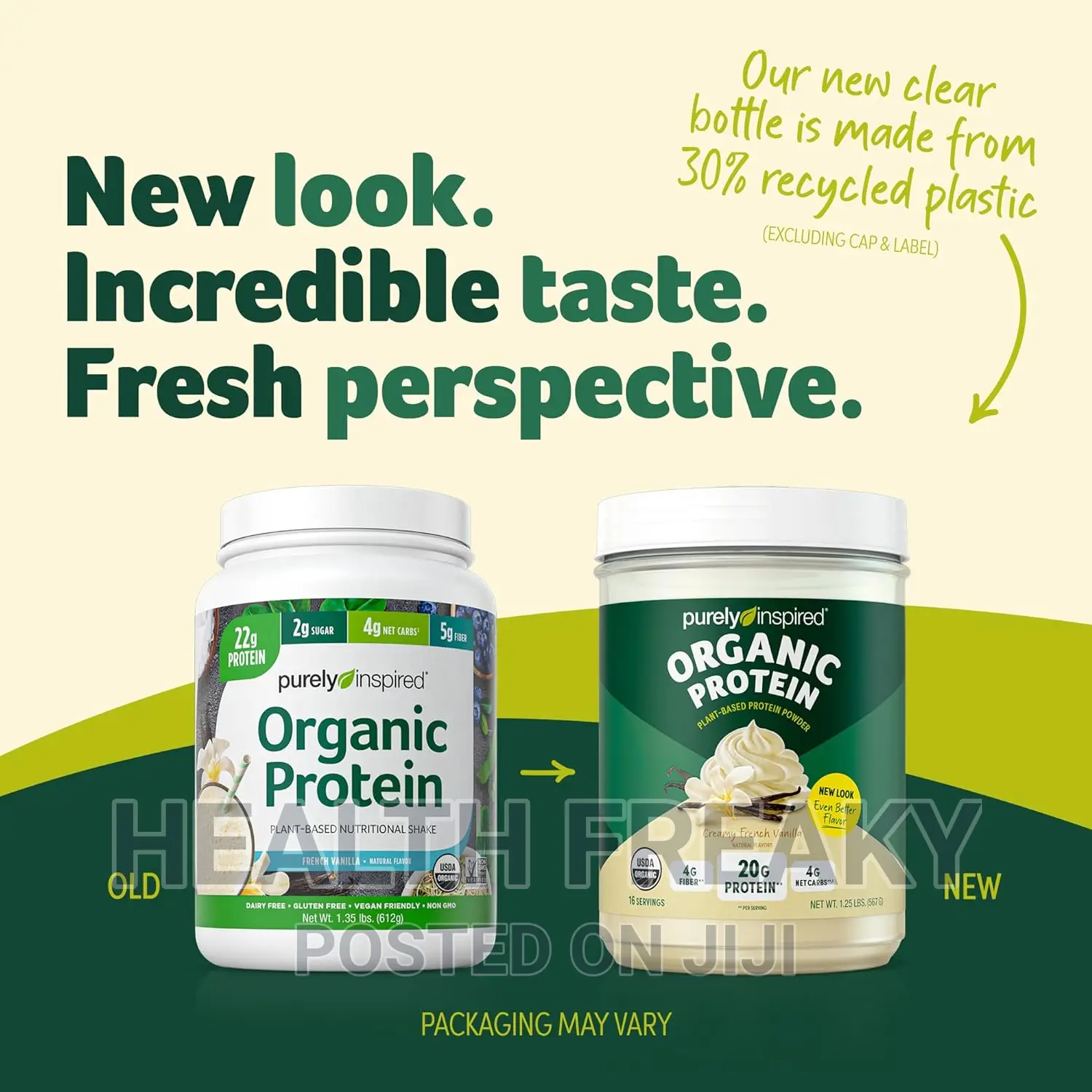 Organic Plant Protein Purely Inspired Vegan Plant Protein