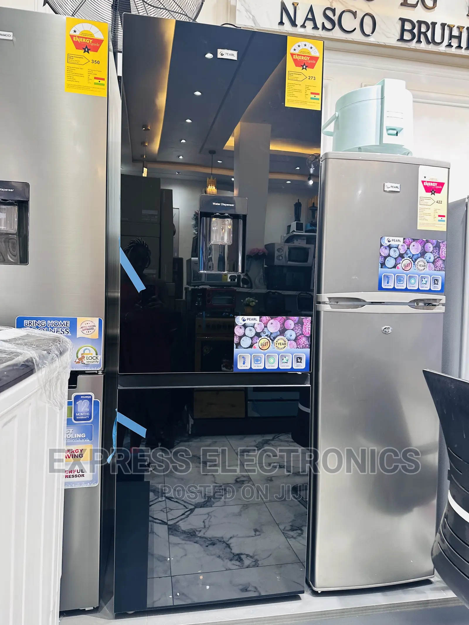 Get a New Pf-400bg(309 Liter)Pearl Double Door Fridge