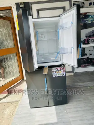 Lovely New Pearl Fridge 614IXWD.Fridge Grey 4doors