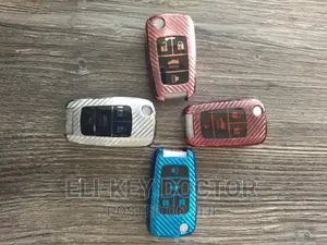 Colorful TPU Car Key Cases With Hook For Chevrolet Flip Key