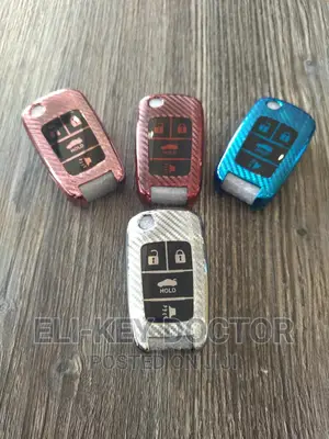 Colorful TPU Car Key Cases With Hook For Chevrolet Flip Key