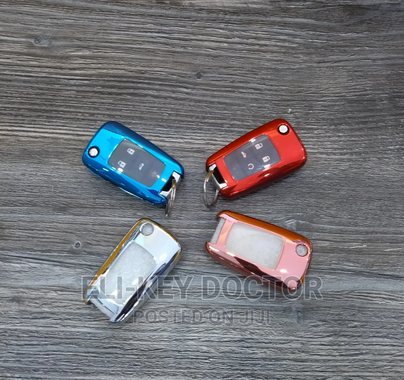 Colorful TPU Car Key Cases With Hook For Chevrolet Flip Key
