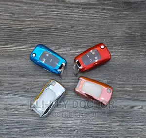 Colorful TPU Car Key Cases With Hook For Chevrolet Flip Key