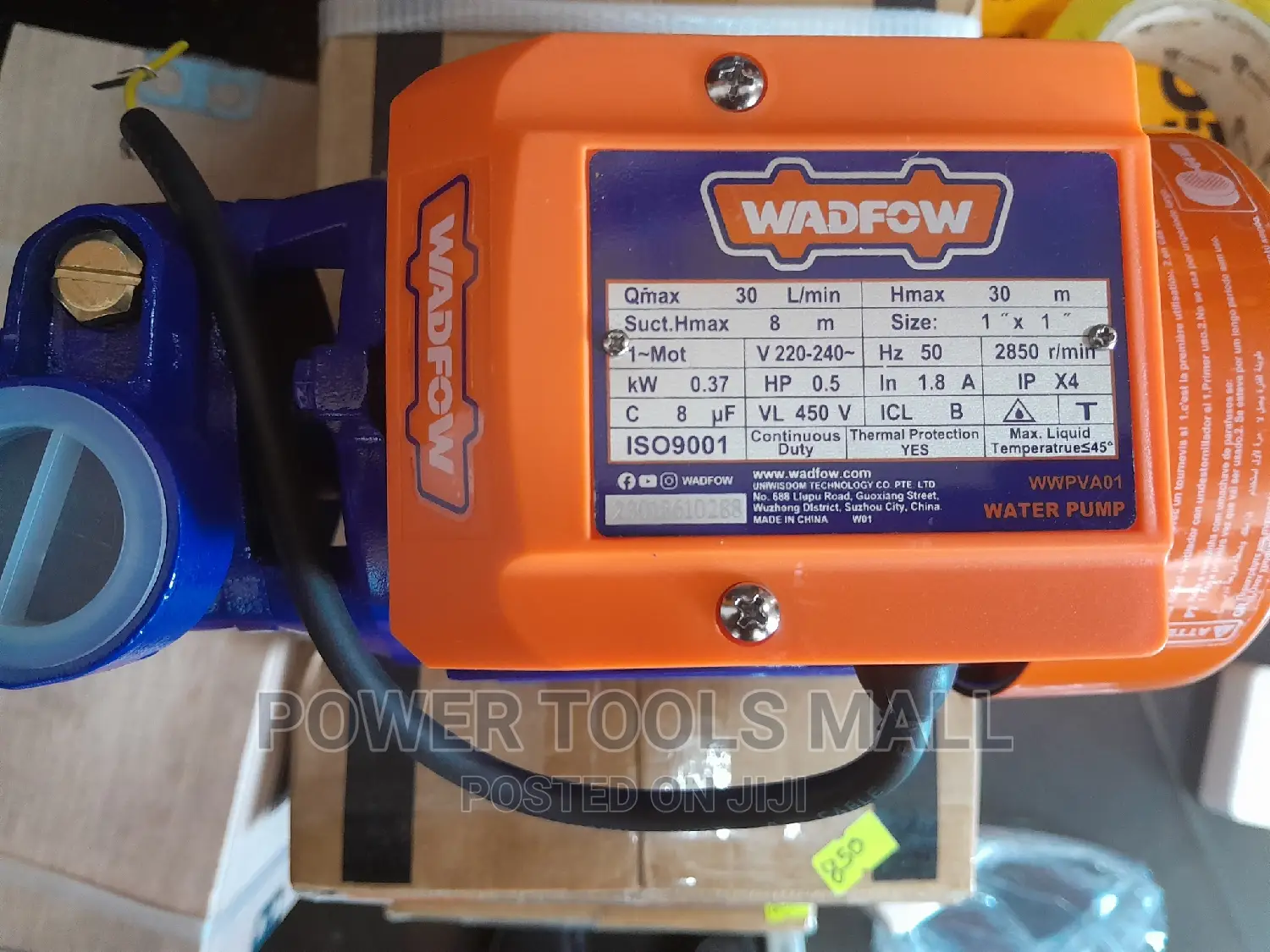 WWPVA01 Wadfow Water Pump 0.5hp