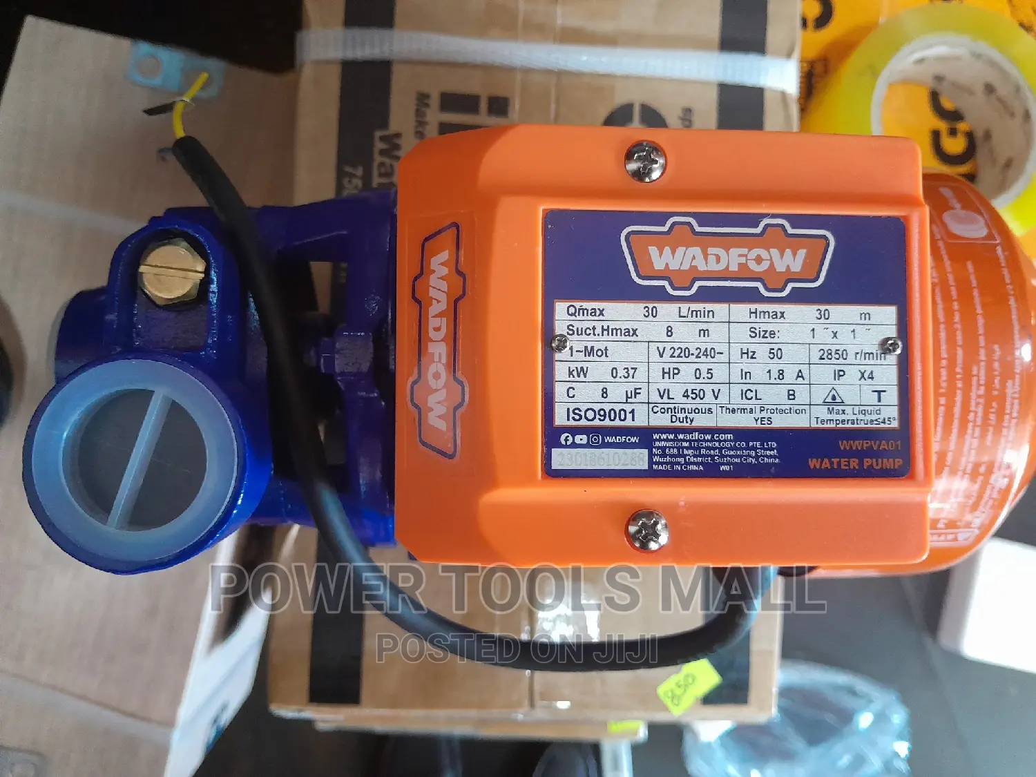 WWPVA01 Wadfow Water Pump 0.5hp
