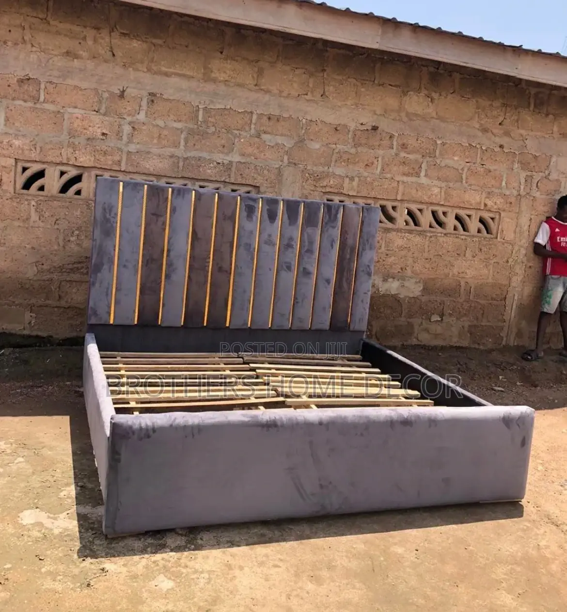 72x75 Queen Fabric Bedframe