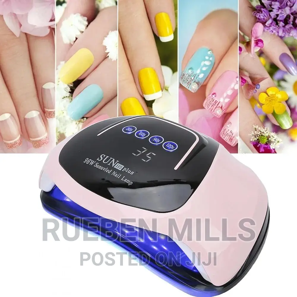 Two Hands Pink Nail Dryer