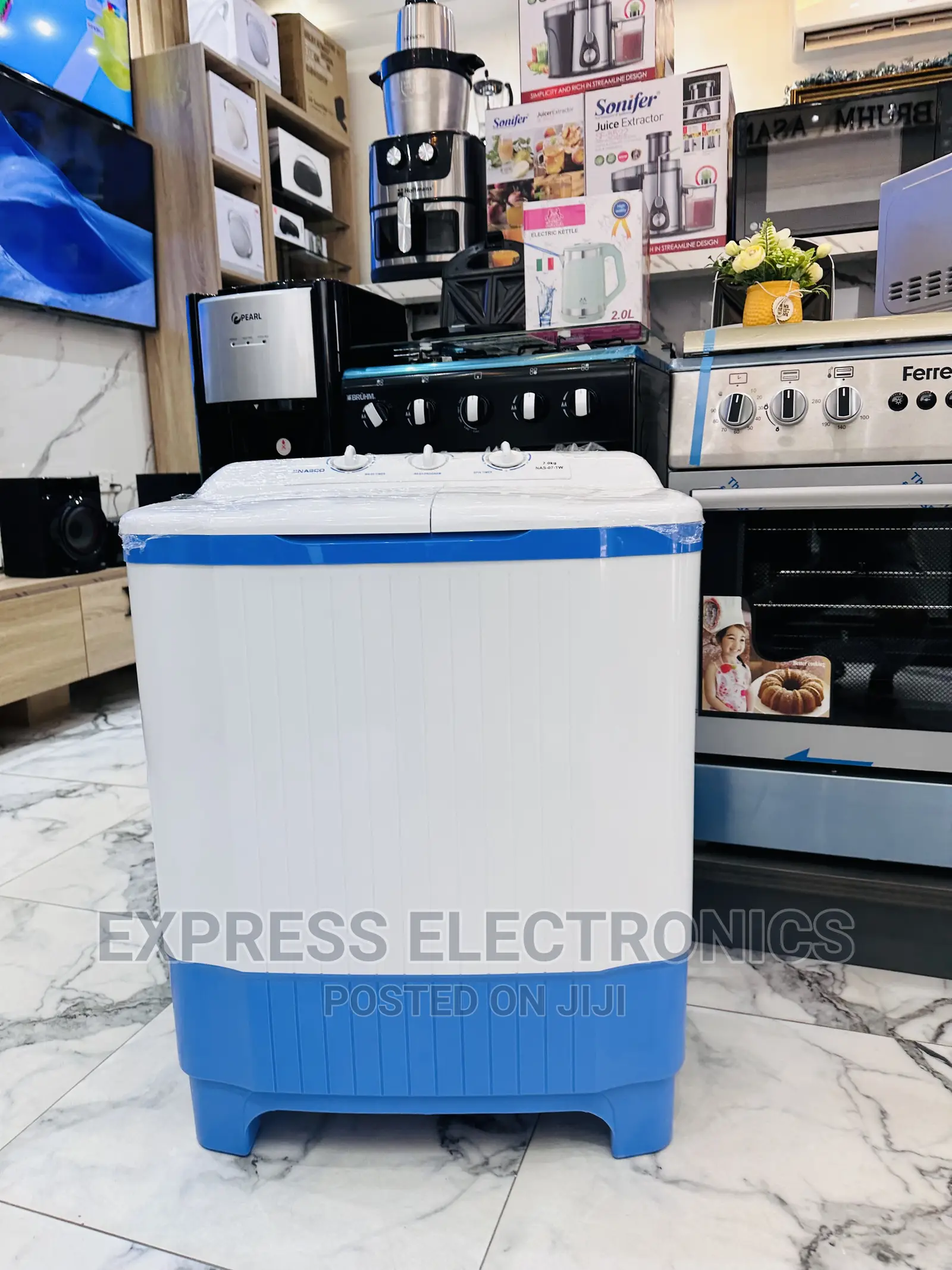 Water Inlet Washing Machine Nasco 7kg Twintub