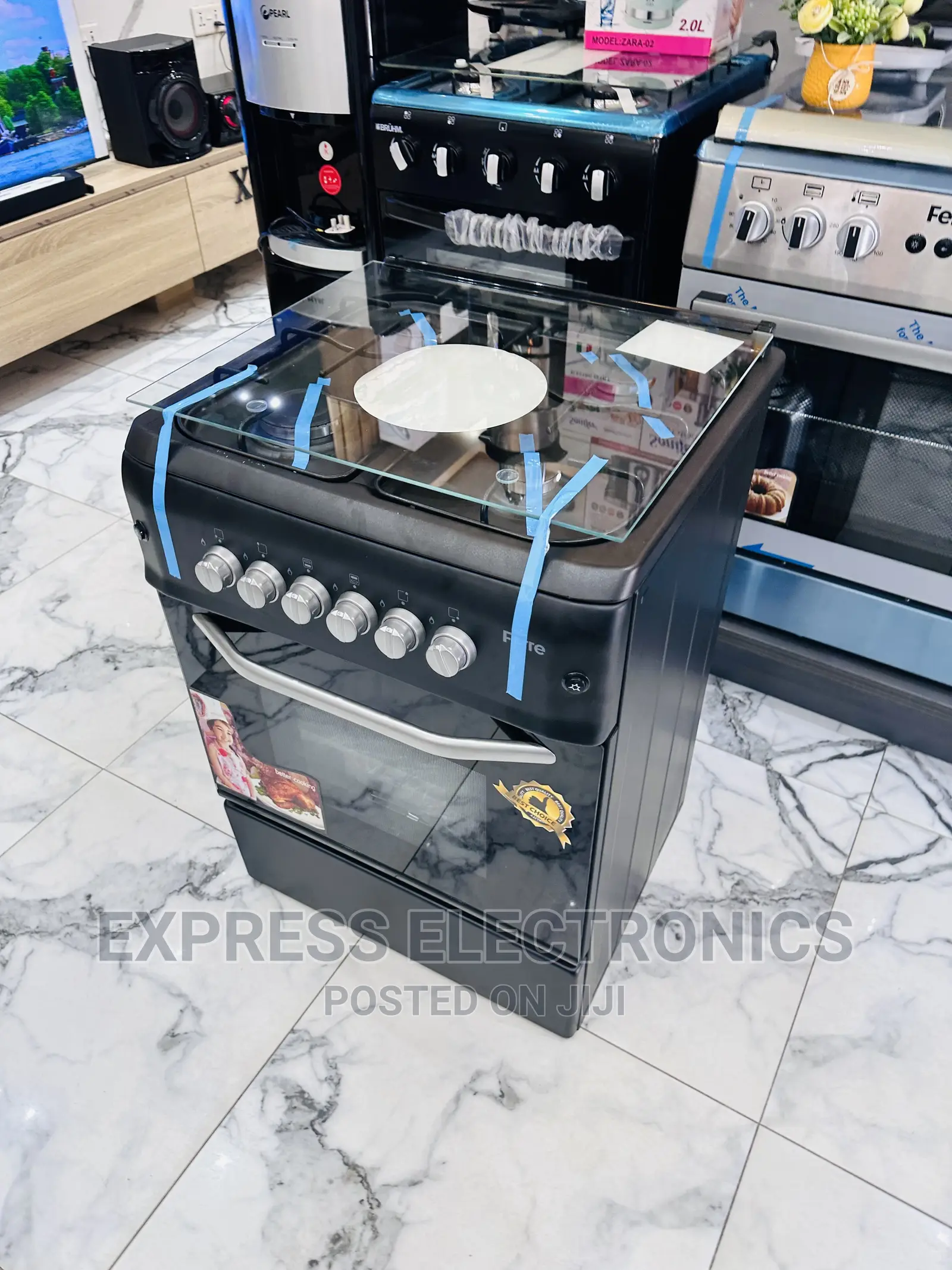Shop the Best Black 60/60 Gas Cooker Oven Rotisserie