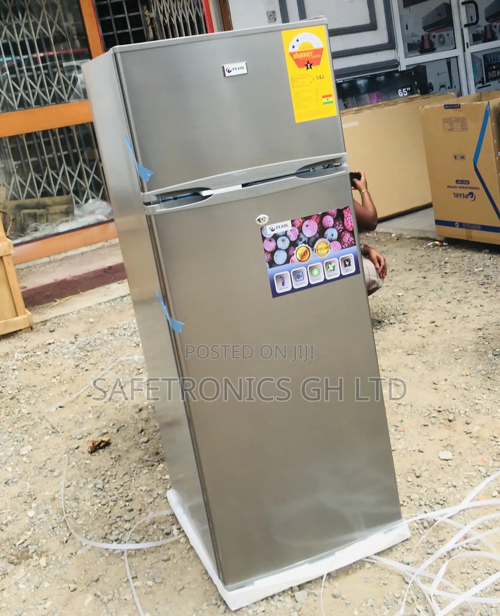205 Liters Pearl Pf-250 Doubledoor Topfreezer Electric 